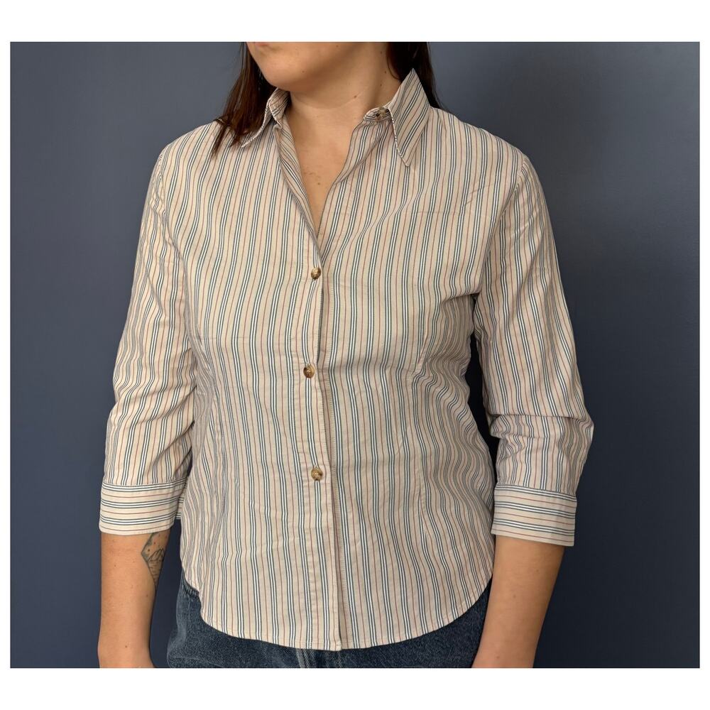 Burberry London striped button up